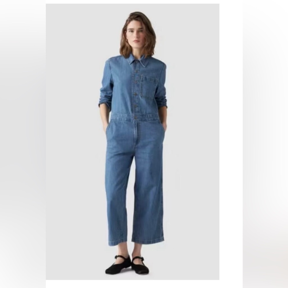 Levi's Blue Denim Jumpsuit